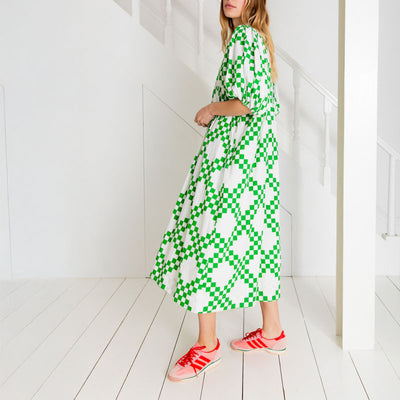 BONTE Briony Dress in Apple Green