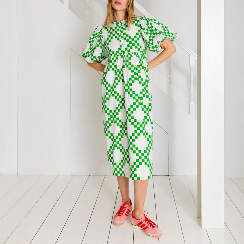 BONTE Briony Dress in Apple Green