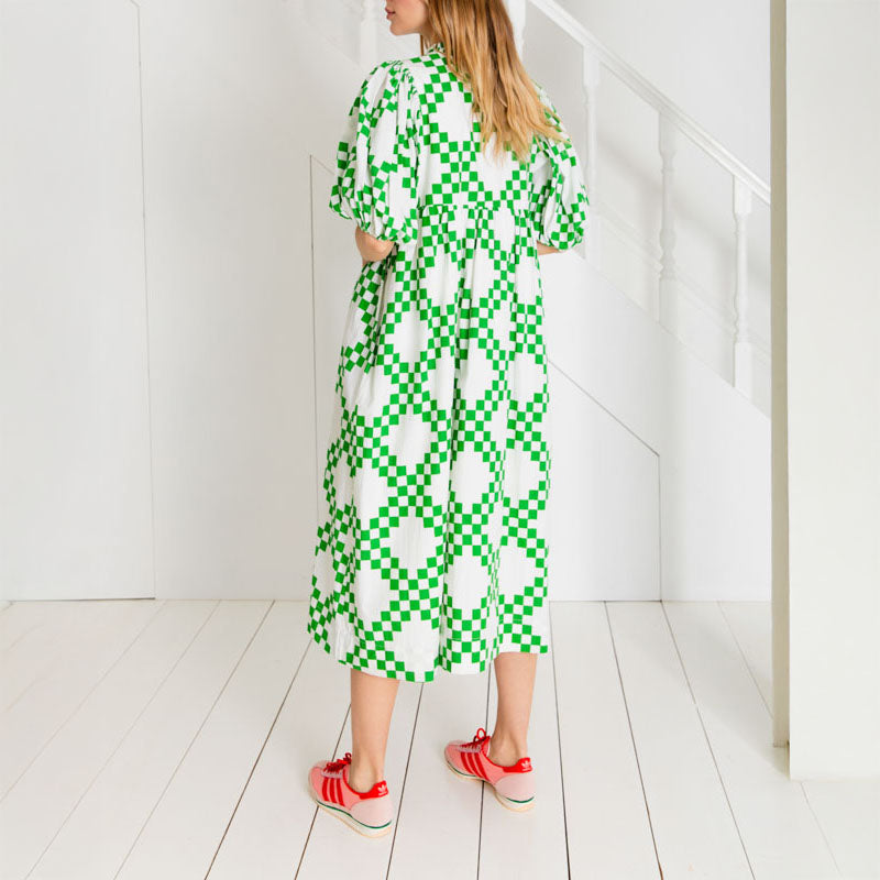 BONTE Briony Dress in Apple Green