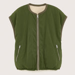 Jano Sleeveless Jacket in Ecru