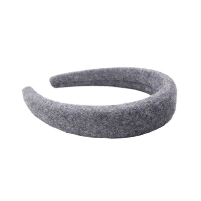 Carmela Soft Headband in Dark Grey