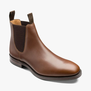 Chatsworth Waxed Chelsea Boots in Dainite Brown