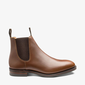 Chatsworth Waxed Chelsea Boots in Dainite Brown