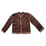 Wilson Patterned Jacket in Black/Red