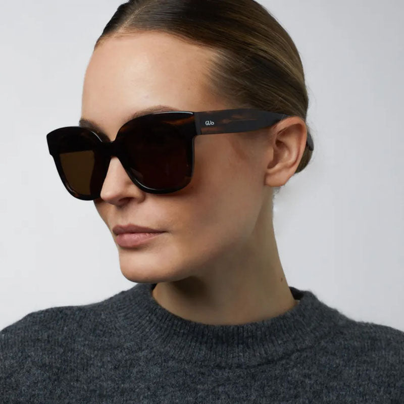 GLAS Chloe Sunglasses in Dark Brown