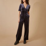 Clan Jumpsuit in Charcoal