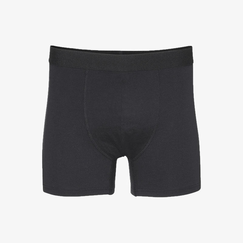 Classic Organic Boxer Briefs in Deep Black