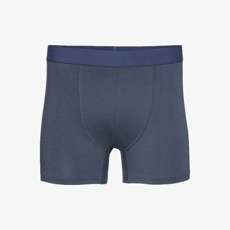 Classic Organic Boxer Briefs in Petrol Blue