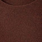 Damsville Boat Neck Knit in Brownie Melange