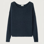 Damsville Boat Neck Knit in Navy Blue