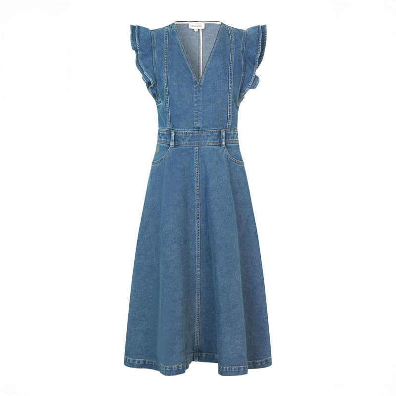 DEA KUDIBAL Edissadea Dress in Light Denim Blue