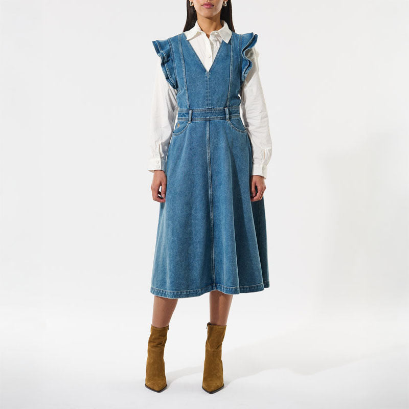 DEA KUDIBAL Edissadea Dress in Light Denim Blue