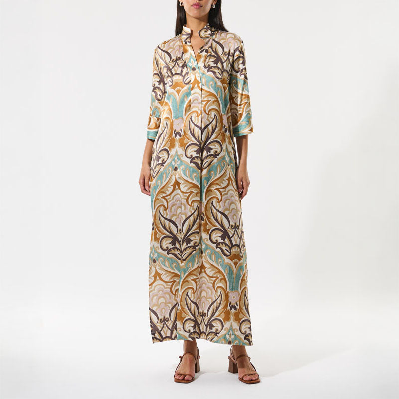 DEA KUDIBAL Helgadea Kimono Dress in Artistic Spice