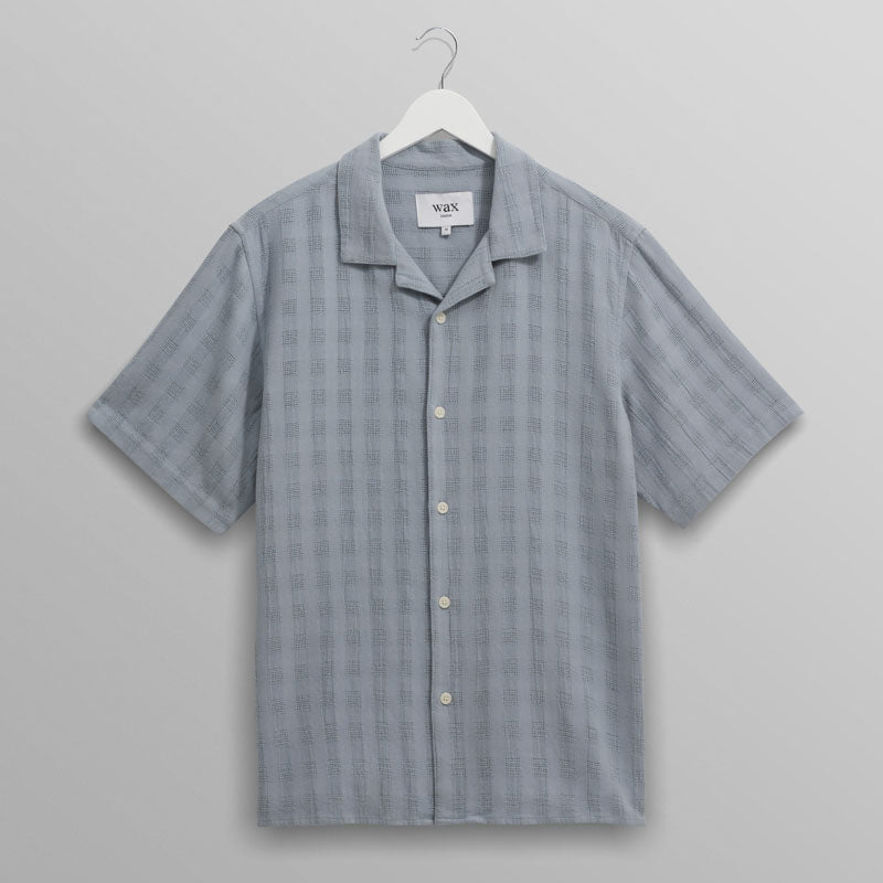 WAX LONDON Didcot Shirt in Pale Blue