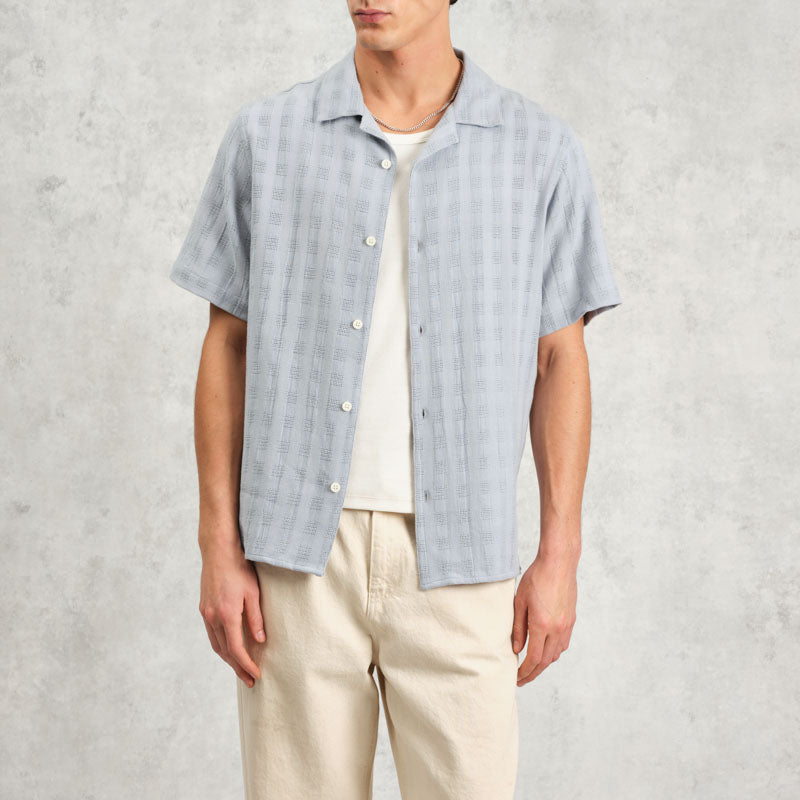 WAX LONDON Didcot Shirt in Pale Blue