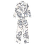 The Jag Print Long PJ Set in Cream