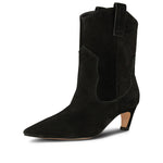 Dicte Suede Boots in Black