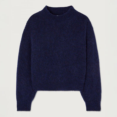 AMERICAN VINTAGE East Jumper in Navy Melange