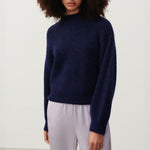 AMERICAN VINTAGE East Jumper in Navy Melange