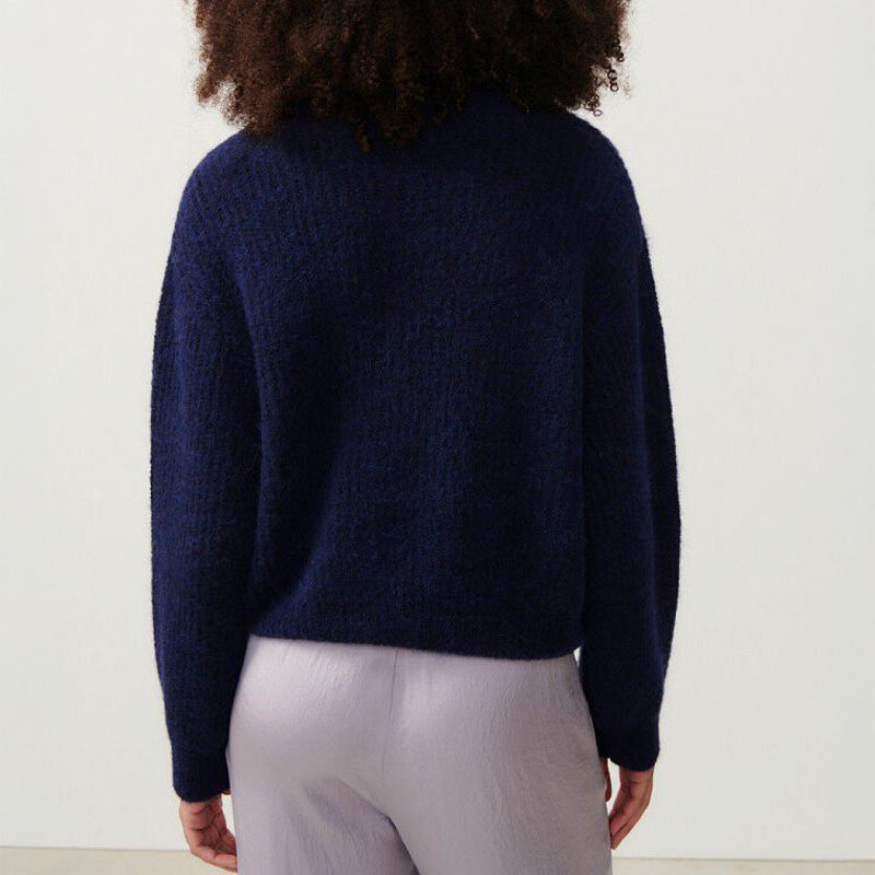 AMERICAN VINTAGE East Jumper in Navy Melange