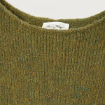 East Round Neck Knit in Kiwi Melange