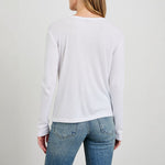 Easy Henley T Shirt in White