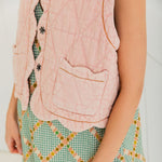 BONTE Estelle Gilet in Chalk Pink