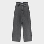 Elijah Straight Leg Jeans in Soft Bleached Black