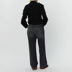 Elijah Straight Leg Jeans in Soft Bleached Black