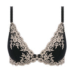 Embrace Lace Plunge Bra in Black