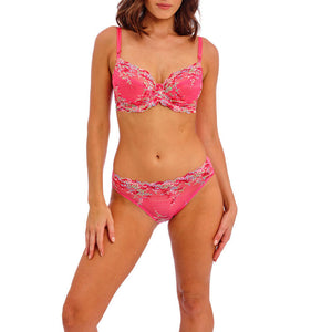 Embrace Lace Underwired Bra in Hot Pink/Multi