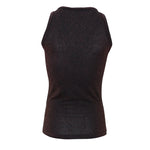 Faye Lurex Vest Top in Black Coffee