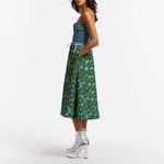 Feast Open Embo Skirt in Emerald