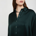 Viscose Overshirt in Black