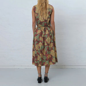 Embroidered Midi Skirt in Wild Flowers