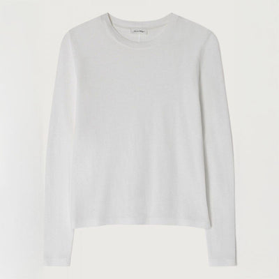 AMERICAN VINTAGE Gamipy Long Sleeve Top in White