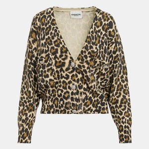 Generalite Cardigan in Leopard Print