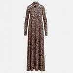 Germa Long Dress in Leopard Print