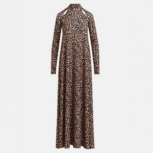 Germa Long Dress in Leopard Print