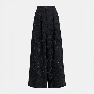 ESSENTIEL ANTWERP Girgo Full Sequin Pants in Black