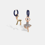 Godancer Earrings with Charms in Gold