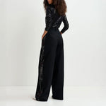 Gorror Embellished Pants in Black