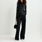 Gorror Embellished Pants in Black