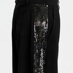 Gorror Embellished Pants in Black