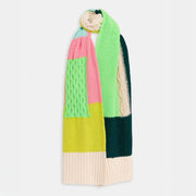 ESSENTIEL ANTWERP Grape Patchwork Knitted Scarf in Multi