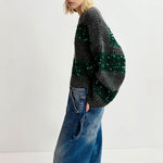 Group Sequin Jumper Hurricane Grey