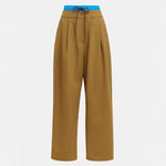 Guilt Double Waist Pants in Walnut