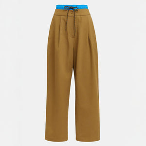 Guilt Double Waist Pants in Walnut