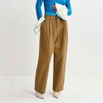 Guilt Double Waist Pants in Walnut