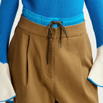 Guilt Double Waist Pants in Walnut